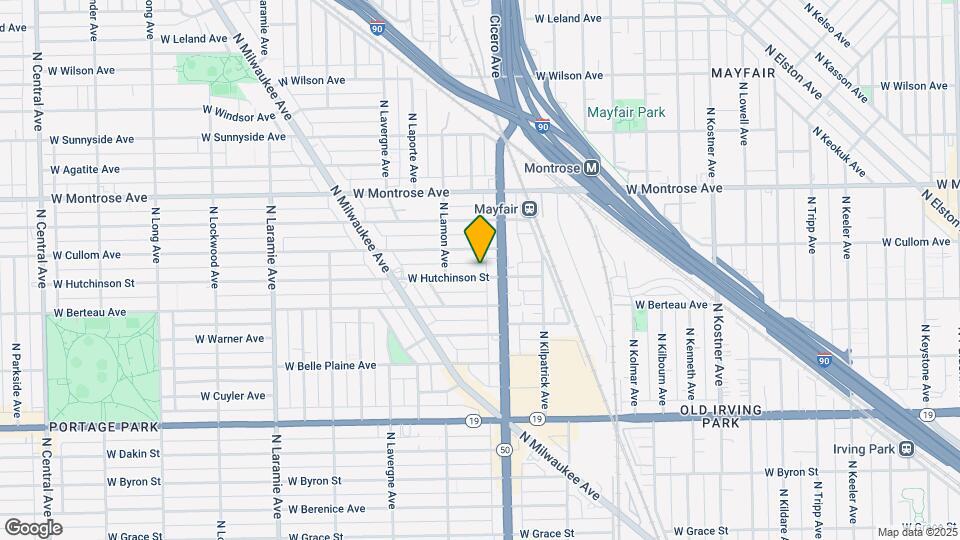 4820 W Hutchinson St Map and Location Details