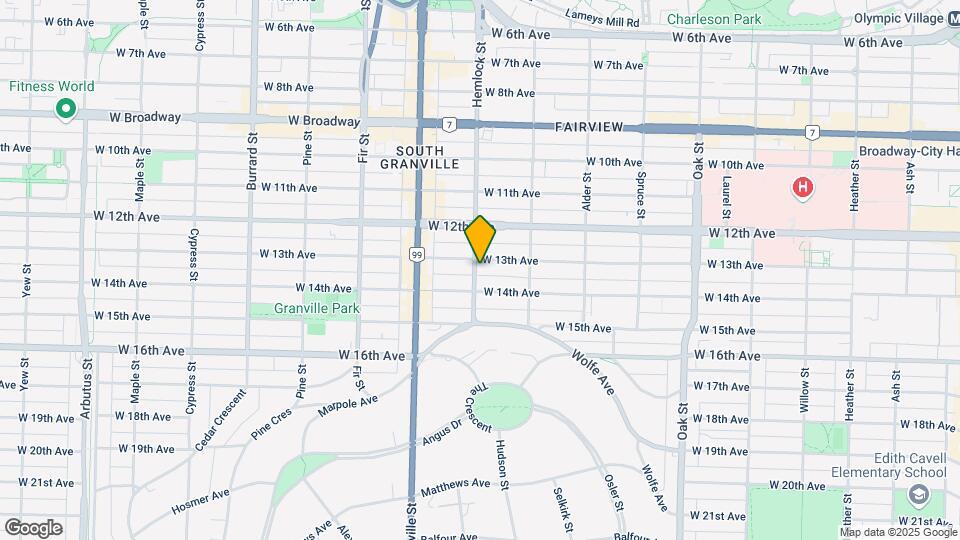 2920 Hemlock St Map and Location Details