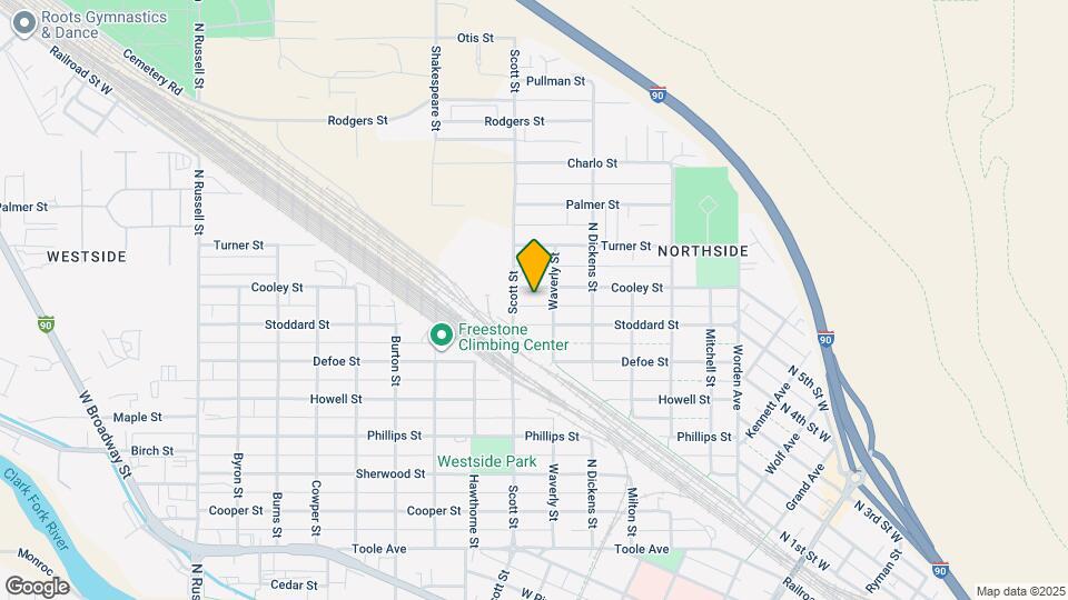 1023 Cooley St Map and Location Details