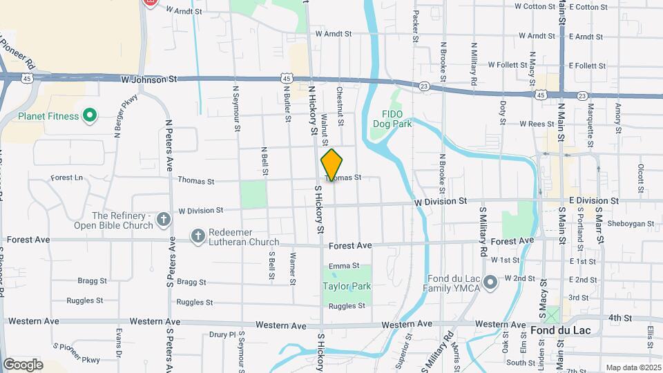 26 N Boardman St Map and Location Details