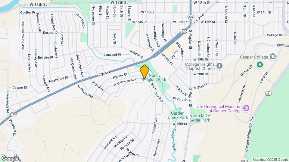 1521 W Coffman Ave Map and Location Details