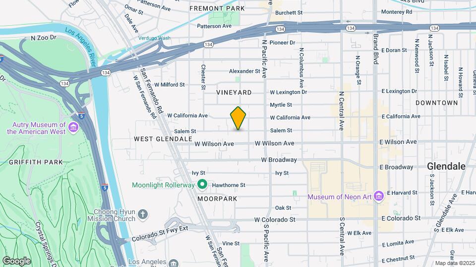 600 Salem St Map and Location Details