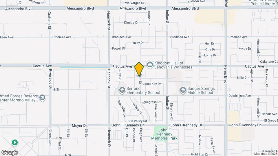 14605 Perham Dr Map and Location Details