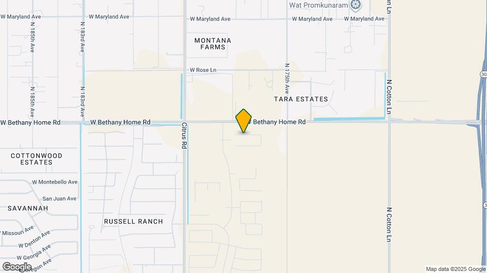 17645 W Palo Verde Dr Map and Location Details