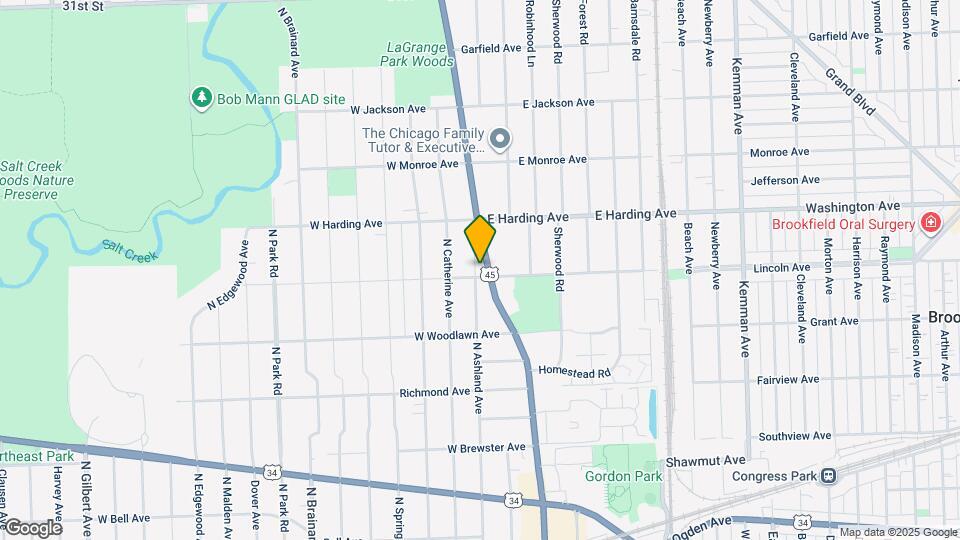 600 N La Grange Rd Map and Location Details