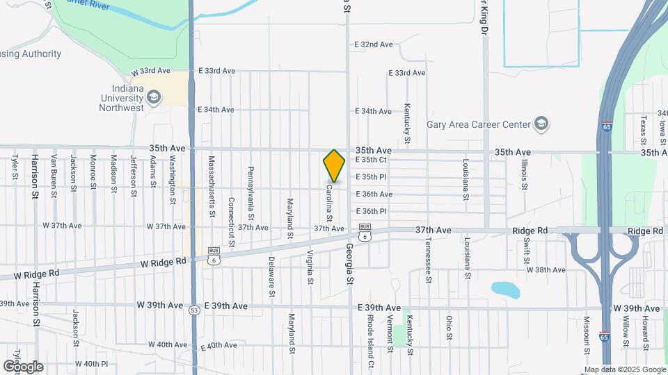 700 E 36th Ave Map and Location Details