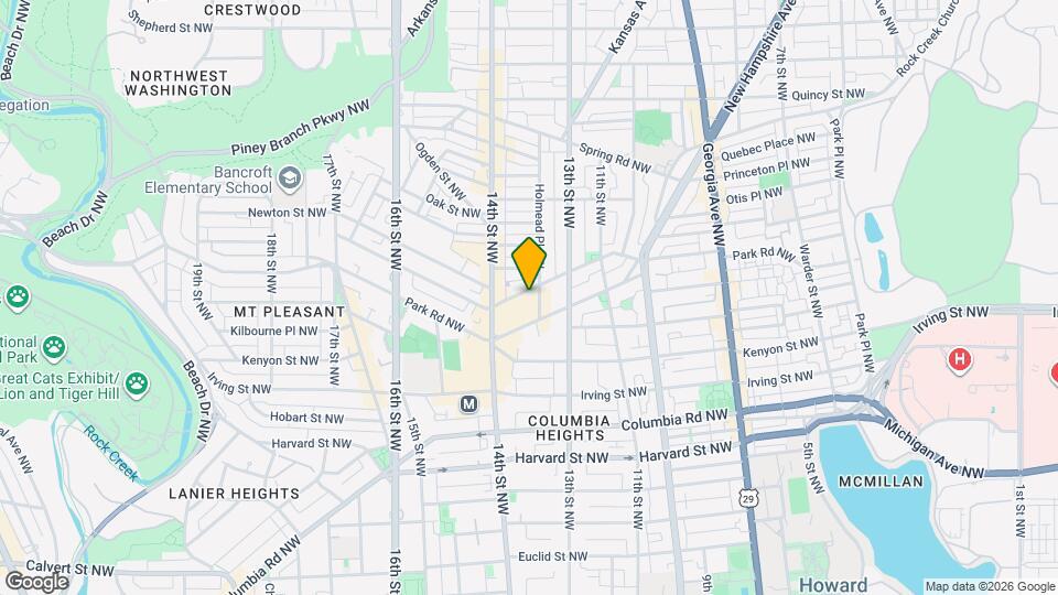 1346 Monroe St NW Map and Location Details