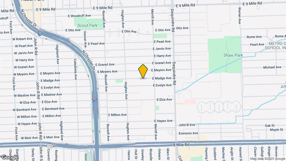 1540 E Madge Ave Map and Location Details