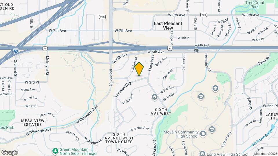 517 Holman Way Map and Location Details