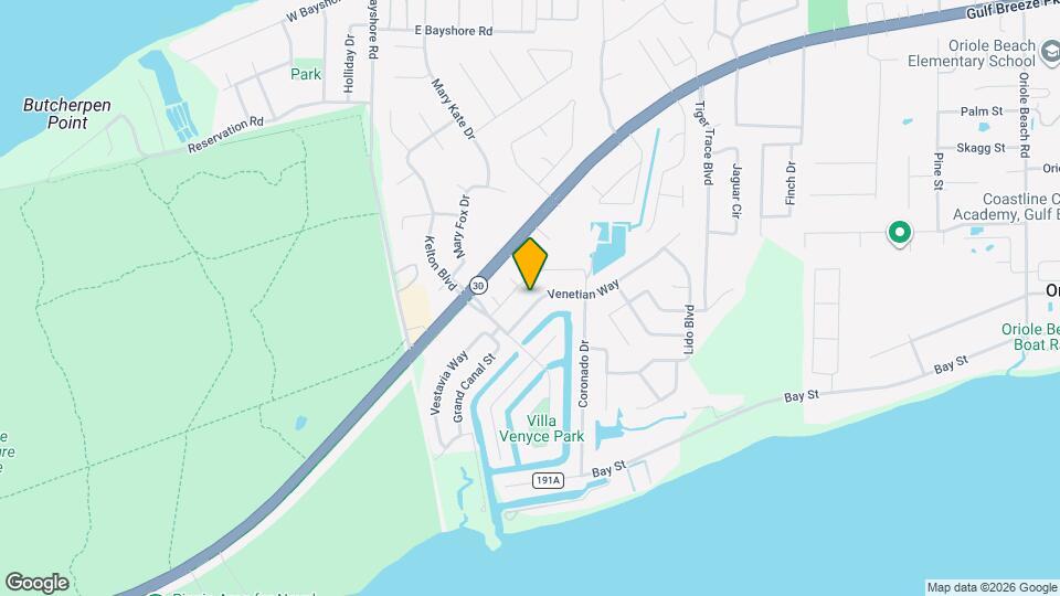 2644 Venetian Way Map and Location Details