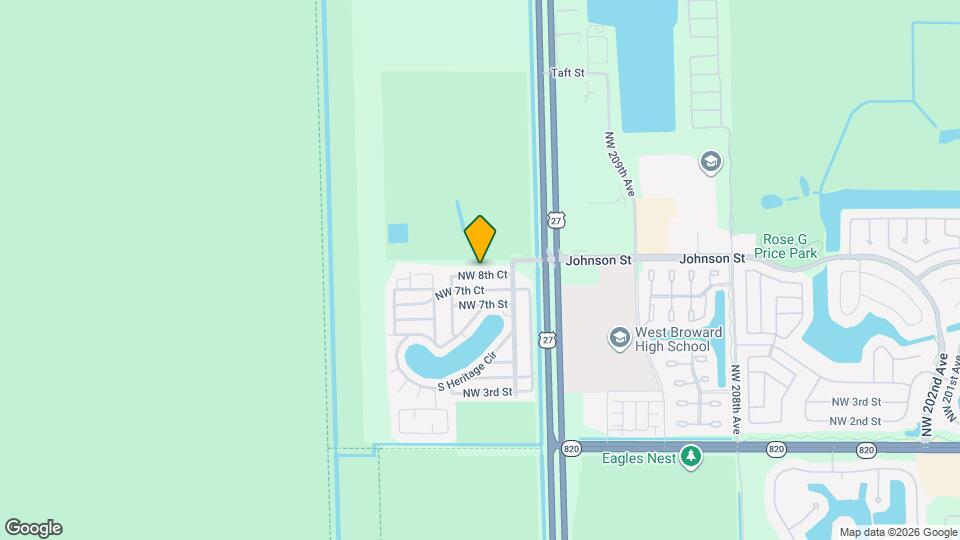 21631 NW 8th Ct Mapa y Detalles de la Ubicación