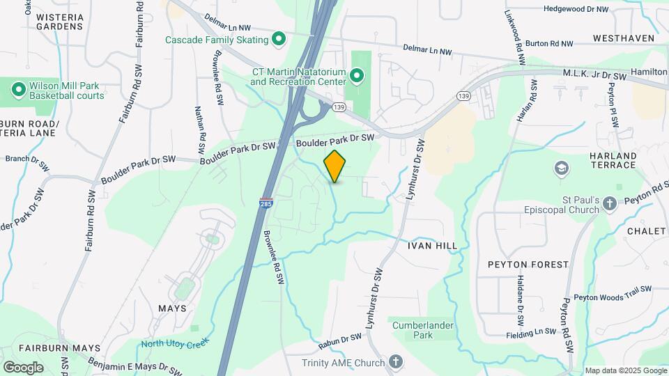Chastain Pines Apartments Map and Location Details