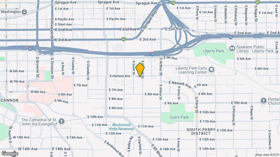 804 E Hartson Ave Map and Location Details
