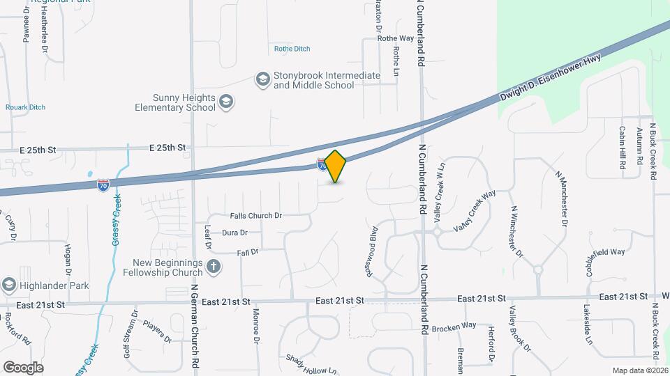 11429 Cosmo Ct Map and Location Details