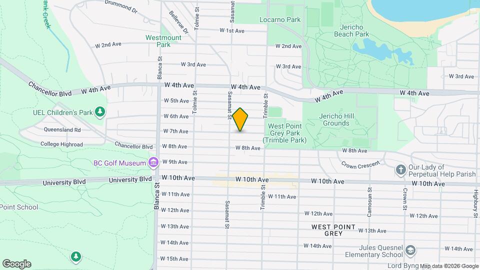 4467 W 7th Ave Map and Location Details