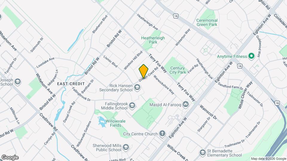 1080 Dream Crest Rd Map and Location Details