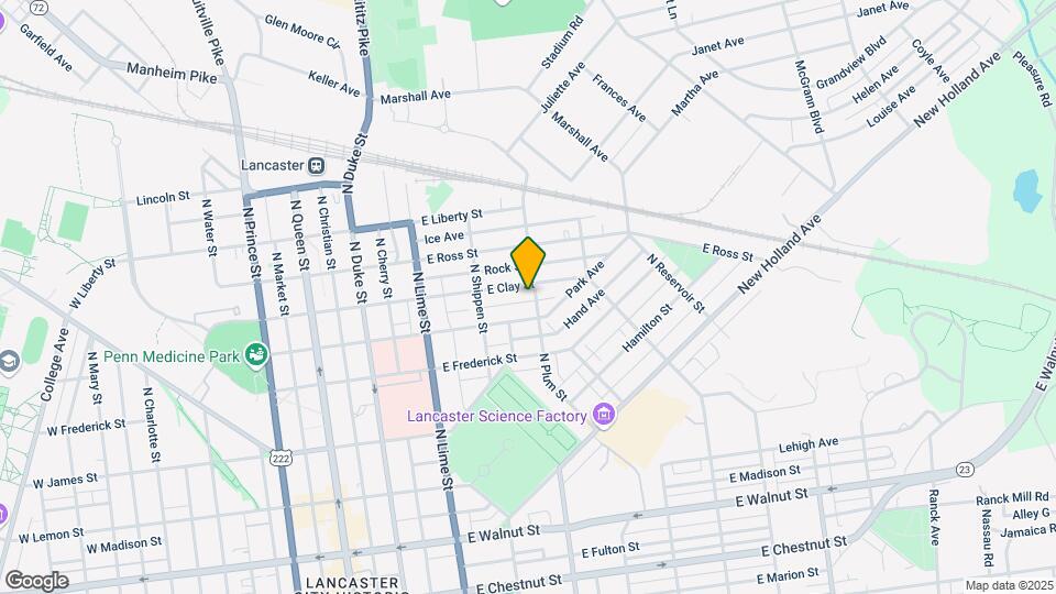 722 N Plum St Map and Location Details