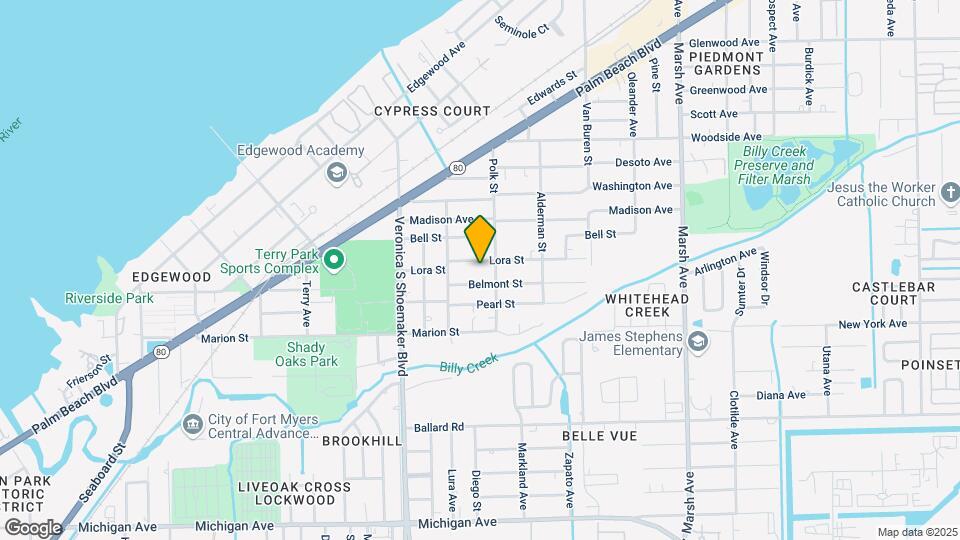 3754 Lora St Map and Location Details