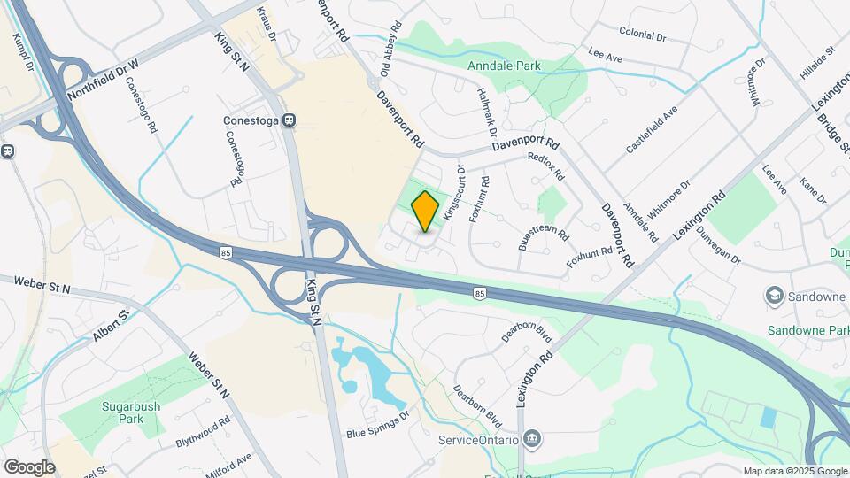 455 Kingscourt Dr Map and Location Details