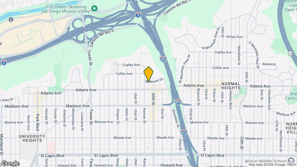 2919 Suncrest Dr Map and Location Details