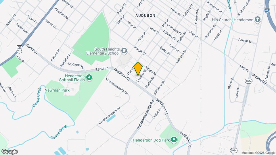 1209 Letcher St, Unit A Map and Location Details