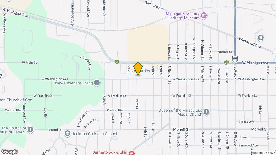 1922 W Washington Ave Map and Location Details