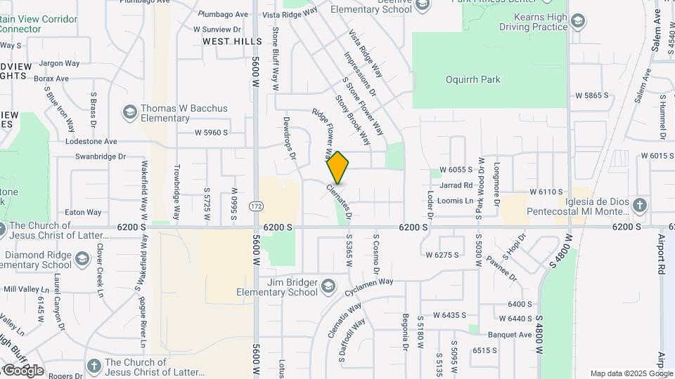 5392 W Whistler Cir Map and Location Details