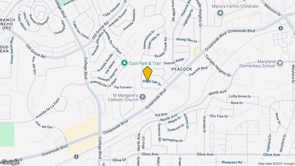 4537 Royal Oak Dr Map and Location Details
