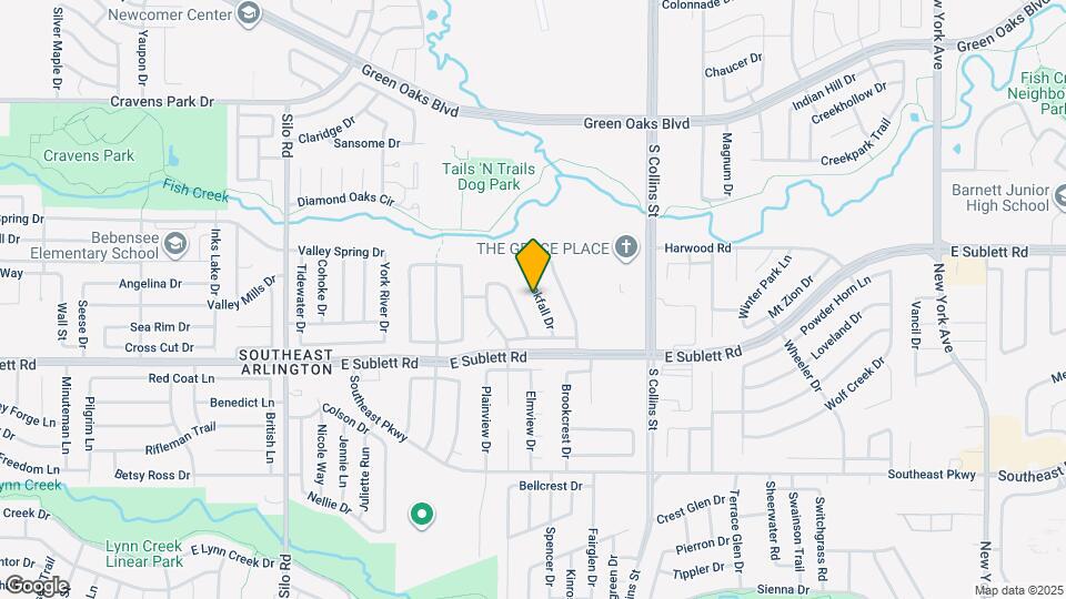 6104 Brookfall Dr Map and Location Details