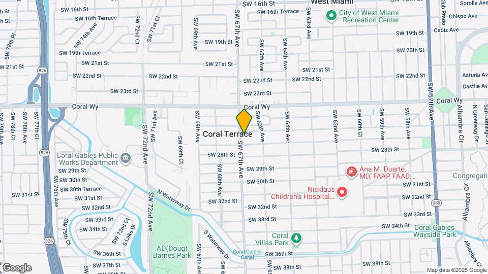 2625 SW 67th Ave Map and Location Details