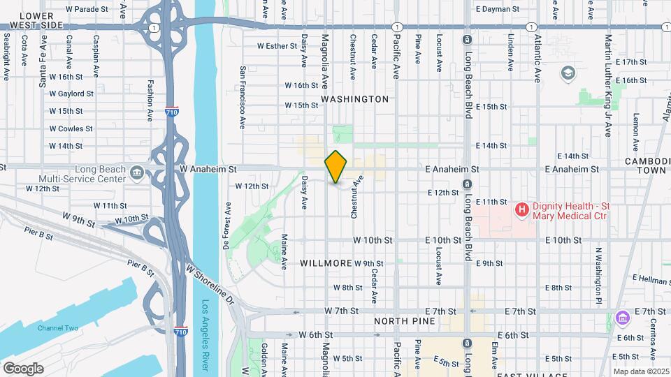 1230 N Loma Vista Dr Map and Location Details