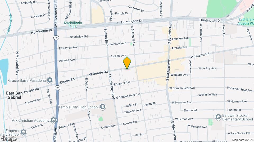 930 W Duarte Rd, Unit # 2 Mapa y Detalles de la Ubicación