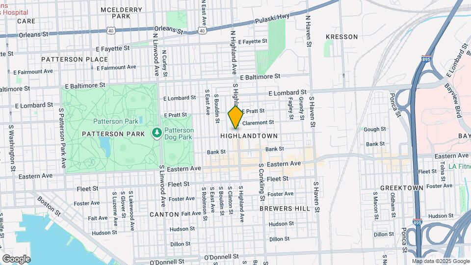 260 S Highland Ave Map and Location Details
