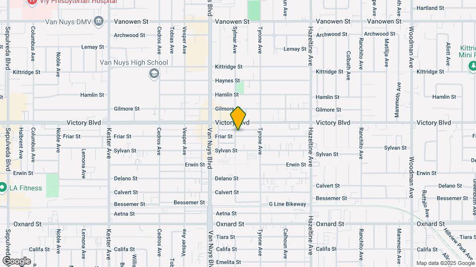 6354 Sylmar Ave Map and Location Details