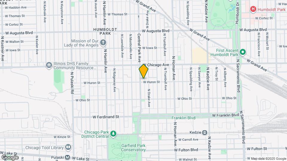 3558 W Huron St Map and Location Details