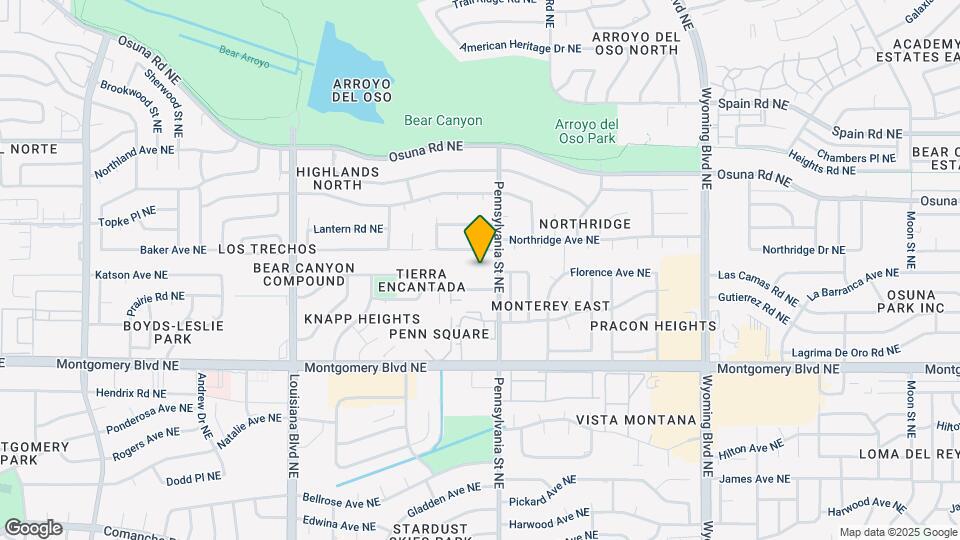 7539 Prairie Rd NE Map and Location Details