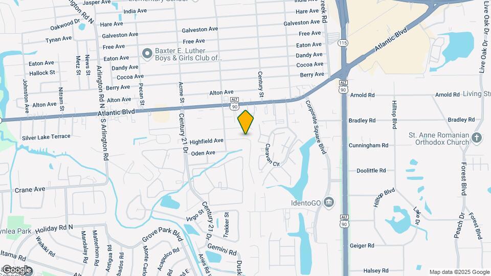8498 Highfield Ave Map and Location Details