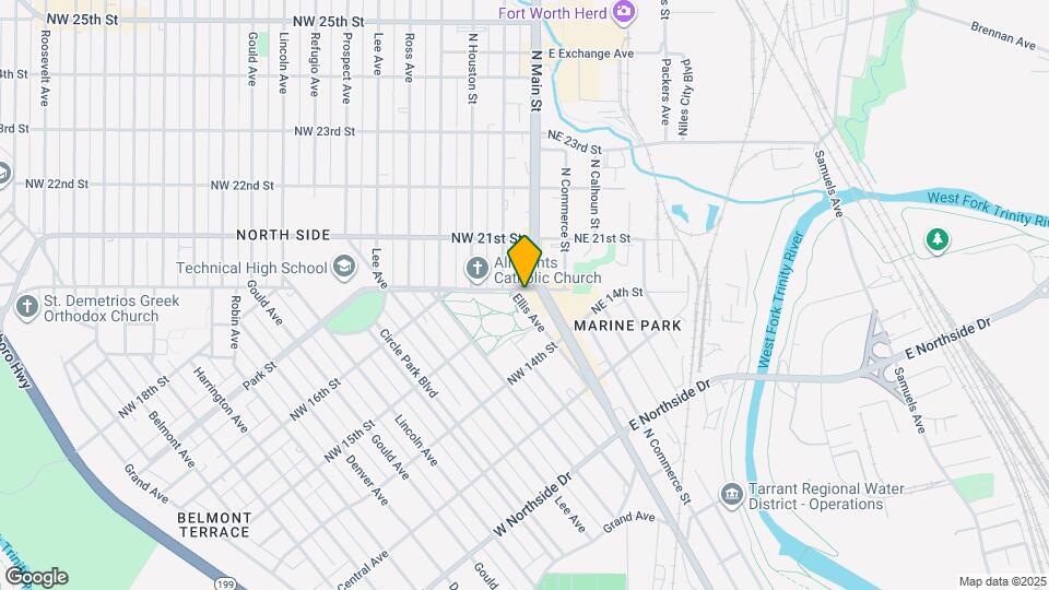 109 NW 20th St Map and Location Details