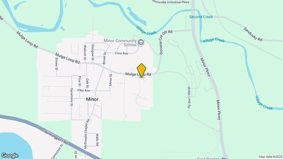 1033 Minor Dr Map and Location Details