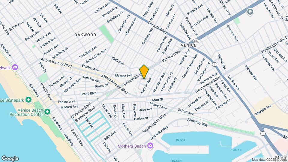 606 Venezia Ave Mapa y Detalles de la Ubicación