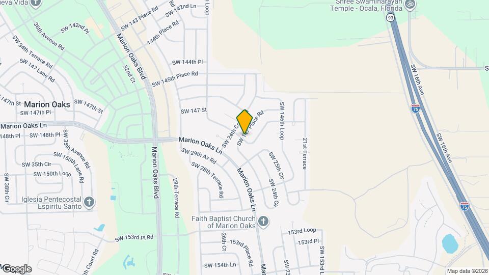 2598 SW 147 Place Rd Map and Location Details