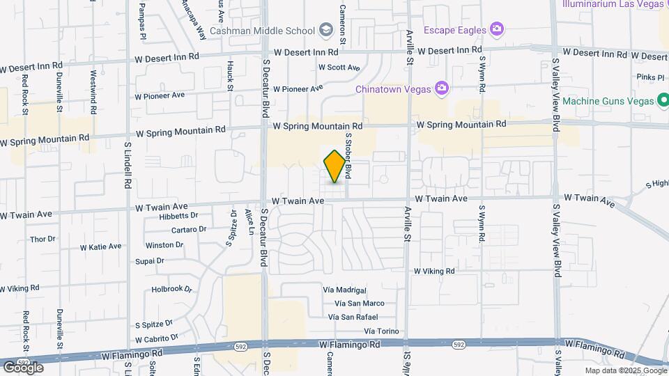 4663 Elk Springs Ave Map and Location Details