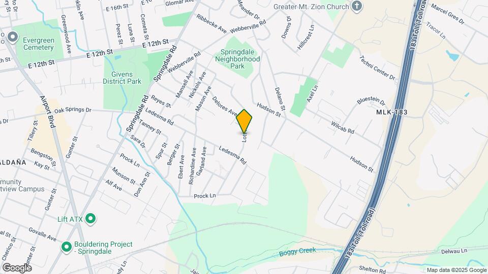 1116 Lott Ave Map and Location Details