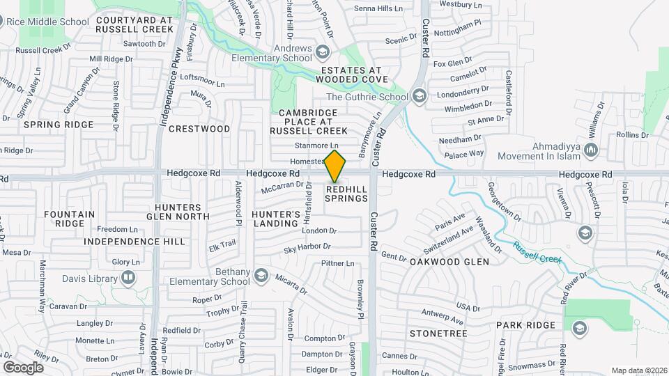 7933 Hannah St Map and Location Details