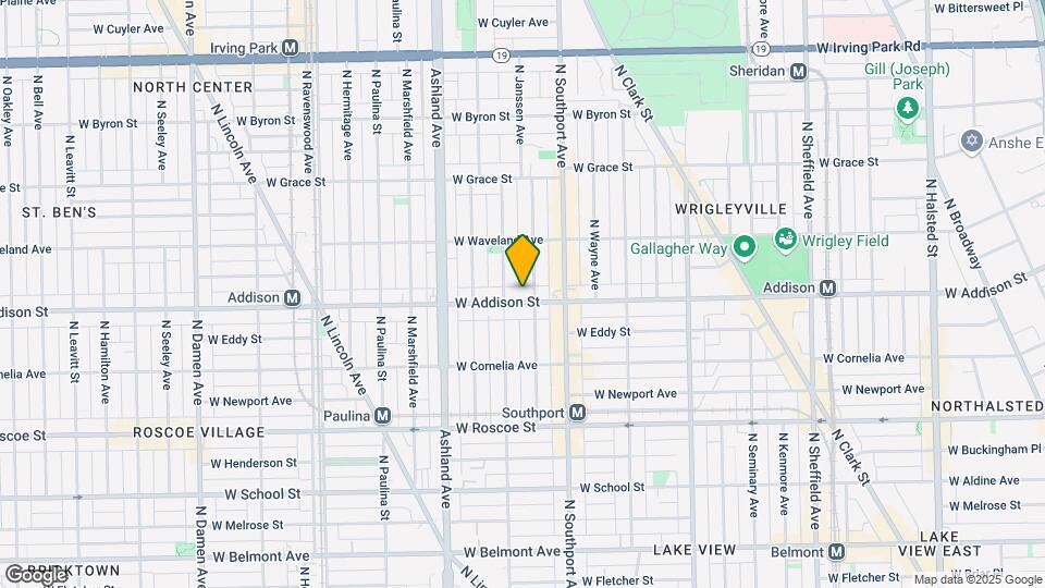 1440 W Addison St, Unit 2 Map and Location Details