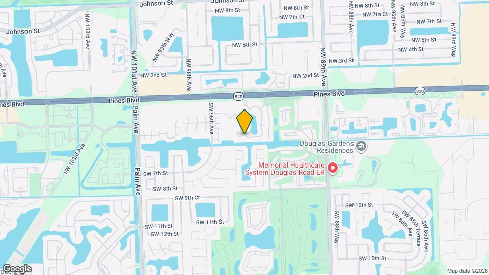 9454 Palm Cir S Mapa y Detalles de la Ubicación