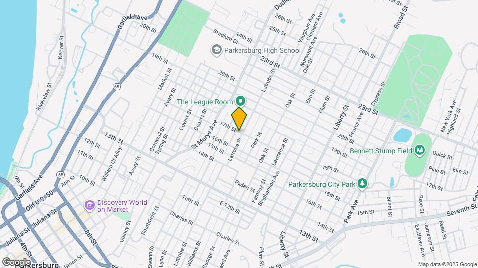 1625 Latrobe St Map and Location Details