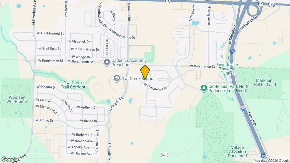 3864 W Providence Dr Map and Location Details