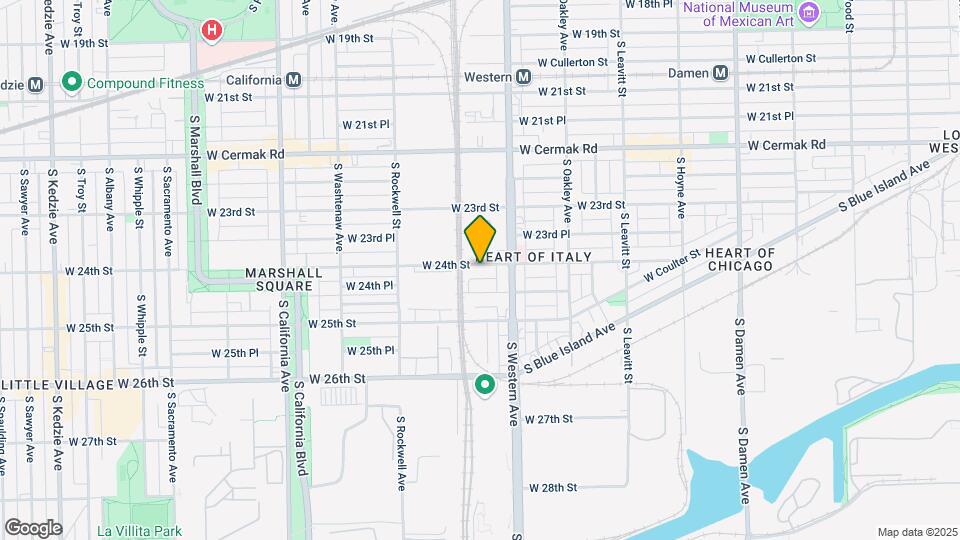 2431 W 24th St Map and Location Details