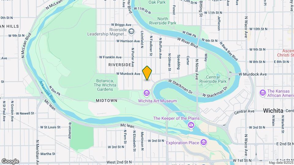 725 N Stackman Dr Map and Location Details
